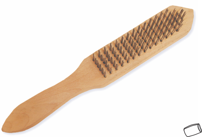 Perie Sarma Maner Lemn /  5 randuri Beast